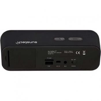 Sunstech SPUBT770BK - Altavoz estéreo con Bluetooth y micrófono