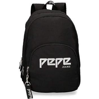 Mochila Doble Cremallera Pepe Jeans Uma negra