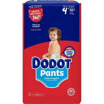 Pack 3 Dodot Pants Talla 4 - 124 unidades