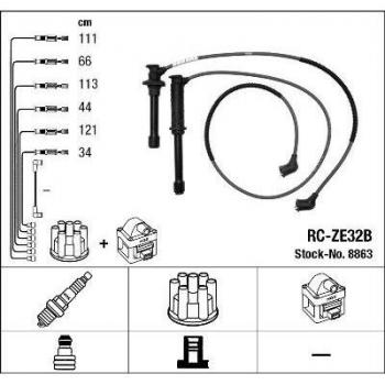 Juego de cables de encendido NGK 8863