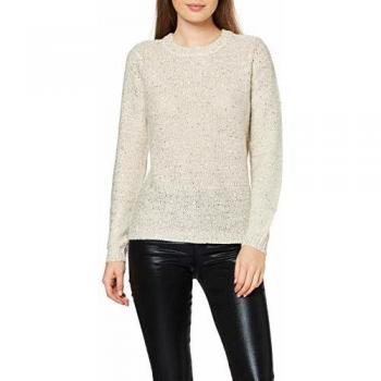 Vero Moda Vmnewleilani LS O-Neck Blouse suéter, Beige
