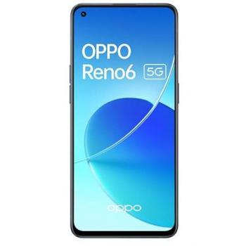 Smartphone Oppo Reno6 5G, 8GB RAM, 128GB, Dual SIM, Pantalla de 6.43'', Color Negro