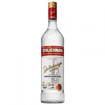 Stolichnaya Vodka - Botella de Vodka Premium de 1 Litro