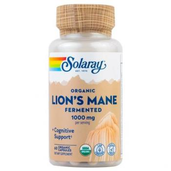 Solaray Lion's Mane 500 mg 60 Vegan Capsules