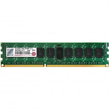 Memoria RAM Transcend 4GB DDR3 1600MHz PC3-12800 DIMM ECC Registrada CL11