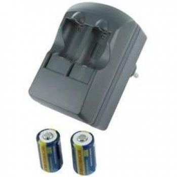 Cargador tipo NIKON CR2, 3.0V, 250mAh, Li-ion