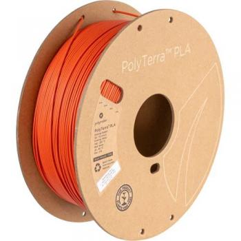 Filamento PLA Polymaker PolyTerra Rojo Mate 1.75 mm 1000 g