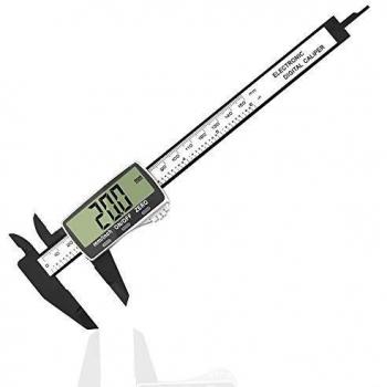 Calibre Digital,Vodlbov 150mm Pie de Rey Digital Calibrador Digital Profesional Electrónico Vernier Caliper,Gran pantalla LCD,Alta Precisión Micrómetro,Medida de Diámetro Interior,Exterior,Profundidad
