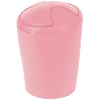 Cubo de Basura Basculante Spirella MOVE 2L Rosa Frosty