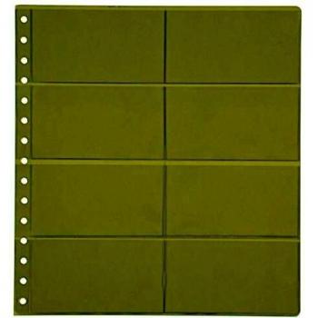 Pardo 102800 - Pack de 10 fundas transparente, 8 departamentos
