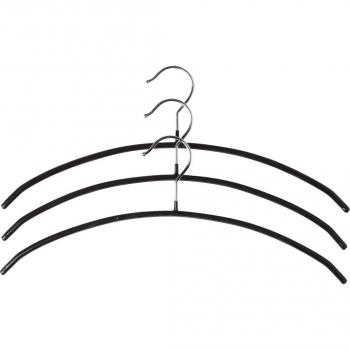 Conjunto de 3 perchas antideslizantes premium para organizar tu armario con estilo