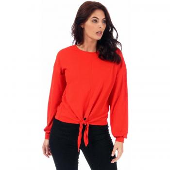 Only - Camiseta de Manga Larga Mujer Color: Orange.Com Talla: L