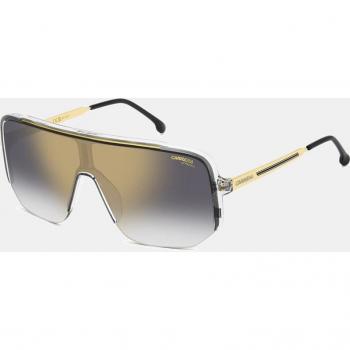 Carrera 1060/S Grey Crystal Pilot Sunglasses with Gold Mirror, Unisex