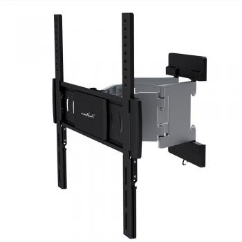 Soporte de pared motorizado para TV de 26 a 52 pulgadas, VESA 400x400, inclinación +/-15°, giro +/-45°, distancia a la pared 34-268mm, carga máxima 25kg, color