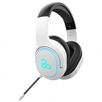 Newskill Scylla Ivory - Auriculares Gaming RGB Inalámbricos PC/PS4/PS5/Switch/Xbox One/Xbox Series X/S - Color Blanco