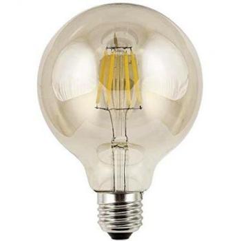 Bombilla led 6w globo ø10 amb. E-27 luz calida 3000k