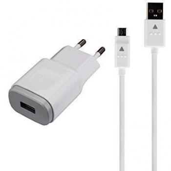 MLTrade - Cargador Original LG MSC-04ED 1,8 Amperios + Cable Micro-USB para LG G2, G3, G3s, G4, G4c, V10, K4, K8, K10, Flex, Blanco, Bulk