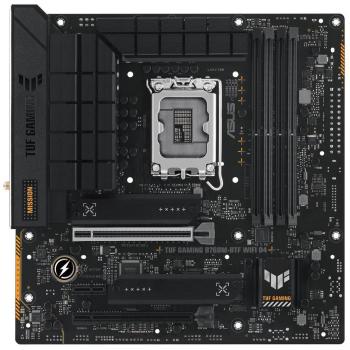ASUS TUF Gaming B760M-BTF WIFI D4, Intel B760, LGA 1700, Micro ATX Motherboard with Wi-Fi, 4x DDR4 Slots