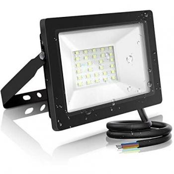 Aigostar Foco Led Exterior 20w,1800LM Foco Proyector Led,IP65 Impermeable Luz de Seguridad,Blanco Natural 4000 K Floodlight Led, para Jardín, Patio,Garaje, etc.