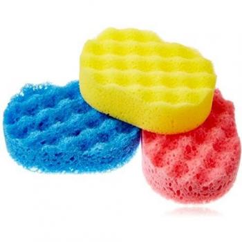 Esponja de Baño Suave Piel - Pack 3 Unidades