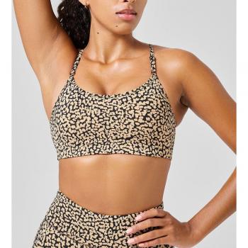 Sujetador deportivo de mujer Casall Strappy Sports Bra marrón - M