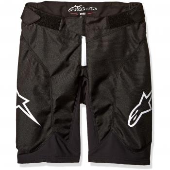 Alpinestars Youth Vector Shorts, Black/White, Size