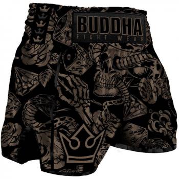 Buddha Retro Night Style Thai Boxing Shorts
