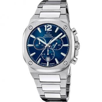 Reloj Jaguar J1025/1 para hombre con caja de acero inoxidable plateado