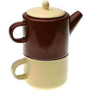 VERSA Individual Bicolor Tetera Acampada y Senderismo Unisex Adulto,