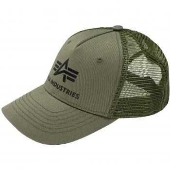 Alpha Industries Basic Trucker Cap - Dark Green