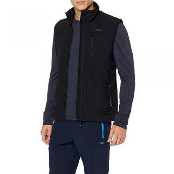 CMP Black Softshell Gilet for Men - Large