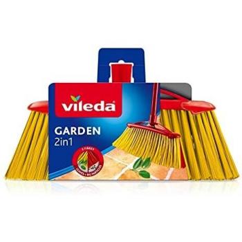 Vileda Garden - Cepillo 2 en 1 para exteriores - [Pack de 2]