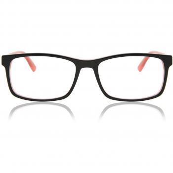 Gafas Anti-Azules Rectangulares Armazón Completo de Plástico Negros para Hombre - SmartBuy Collection