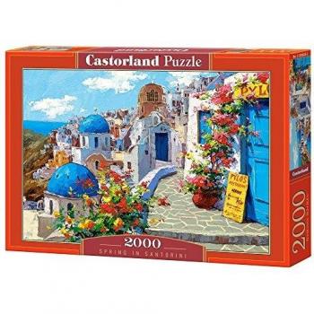 Castorland 2000-Piece Puzzle - Spring in Santorini