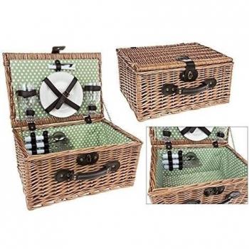 2 Persona Punto Verde Equipada Picnic Basket
