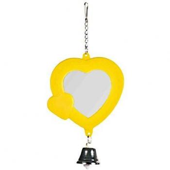 Espejo Corazón 7cm con campanita