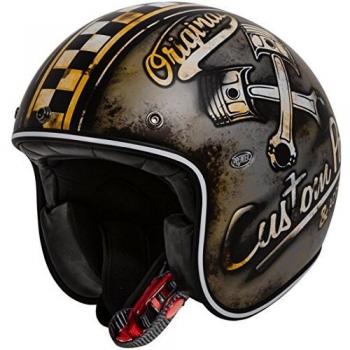 Premier Motorrad Helm Le Petit Jethelme Op 9 Bm Black-M