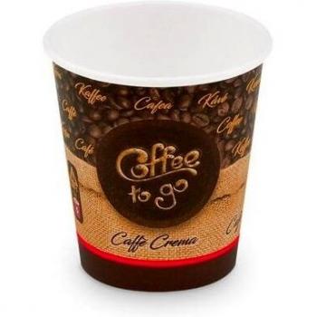 Vaso desechable de papel Coffee to go 200ml, S (Ø 73 mm) - Paquete de 50 unidades