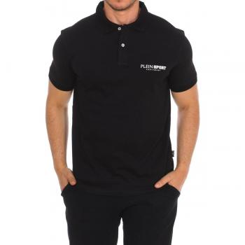 Plein Sport Pips500 Men's Short Sleeve Polo Shirt - Black - Size Small
