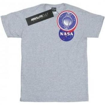 Camiseta Clásica NASA con Logo en el Pecho para Niños 12-13 Blanco