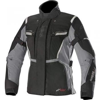 Alpinestars Chaqueta moto Stella Bogota V2 Drystar Jacket Black Dark Gray, Negro/Gris, XL