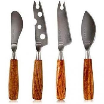 Boska Set de Cuchillos para Queso con Mango de Roble