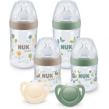 Set de Inicio Nuk Nature con Chupetes de Silicona y Control de Temperatura