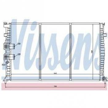 Nissens 63714 Refrigerantes del Motor
