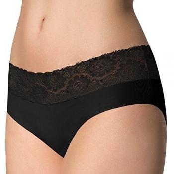 Julimex Lingerie Braguita Para Mujeres Hipster, Negro,M