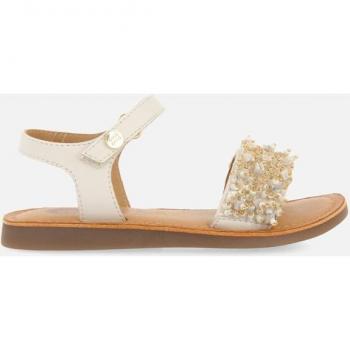 Sandalias Gioseppo Blancas con Adornos de Cuentas para Niña