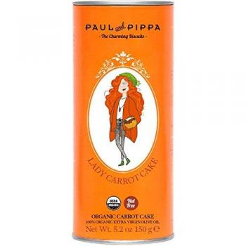 Galletas Veganas de Zanahoria con Aceite de Oliva Paul & Pippa - 130g