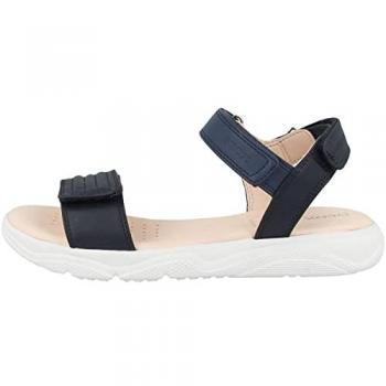 Sandalias Geox S.Deaphne J15DUJ para Niña - Piel de Calidad - Talla 39 - Color Navy
