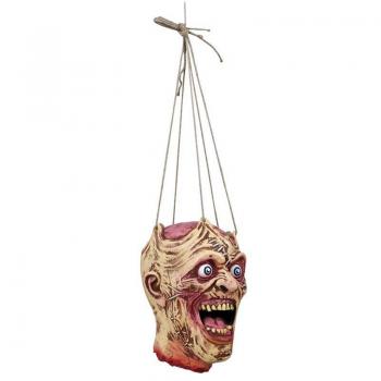 Cabeza Zombie Colgante de látex de 28 cm