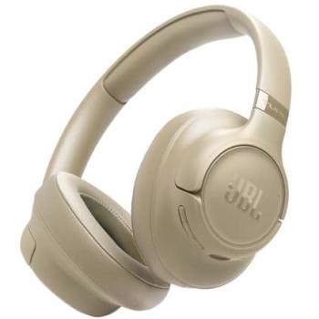 Auriculares Inalámbricos JBL Tune 730BT Beige - Diadema, Bluetooth 6.0, Sonido Pure Bass, Plegables, 76 Horas de Autonomía